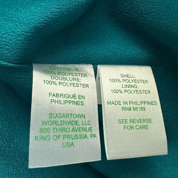 NWT LILLY PULITZER BRANDI SHIFT DRESS SIZE 4 VALENCIA TEAL RAIN FOREST ENGINEERE - Picture 15 of 16